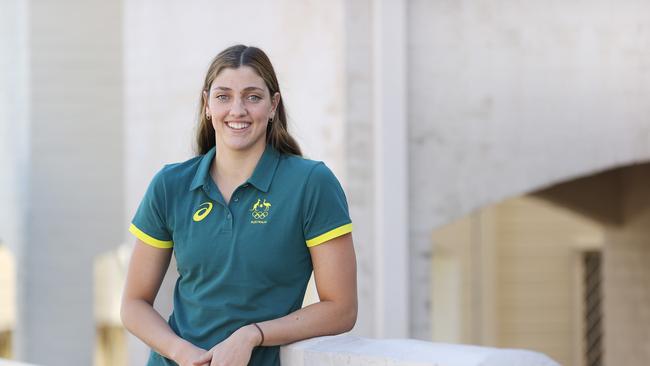 19-year-old Meg Harris has been named in the Australian Olympic Swimming Team. Pics Tara Croser.