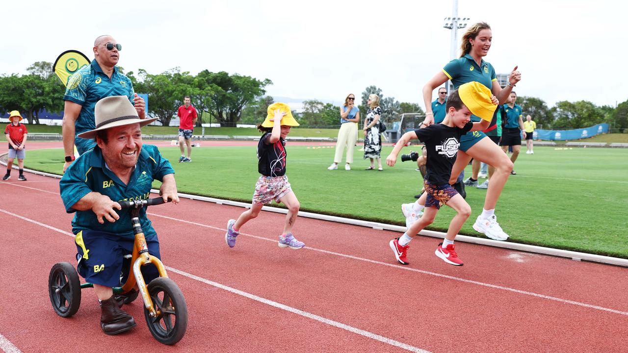 The Brisbane Organising Committee for the 2032 Olympic and Paralympic Games have visited Barlow Park to inspire the next generation of Far North Queensland athletes. Cairns paralympian Grant 