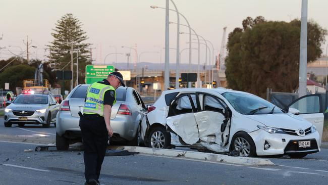 The scene of the crash at Birkenhead, where a woman, 80, was killed in October. Picture: Dean Martin