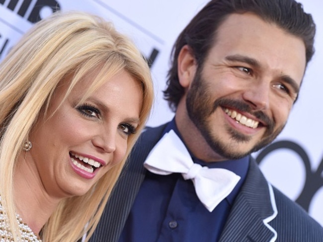 Britney Spears and Charlie Ebersol arrive at the 2015 Billboard Music Awards in May.