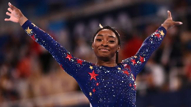 Simone Biles is an idol for many. (Photo by Loic Venance / AFP)