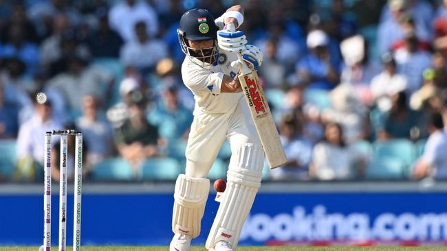 With Virat Kohli at the crease, India has hope. Picture: AFP Images