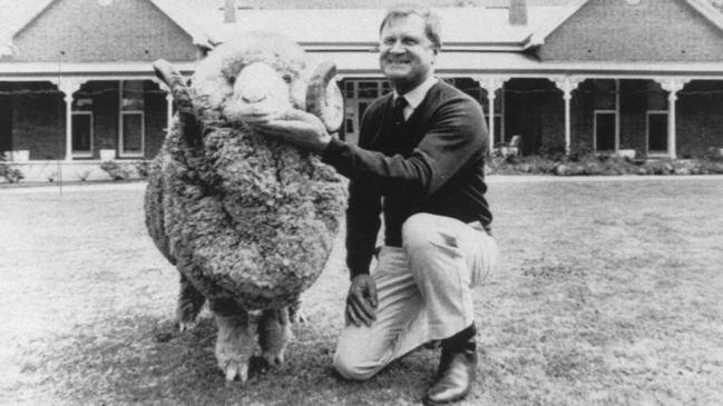 Mr Cowley’s connection with the land was reinforced when News purchased the merino breeder FS Falkiner and Sons in 1978.