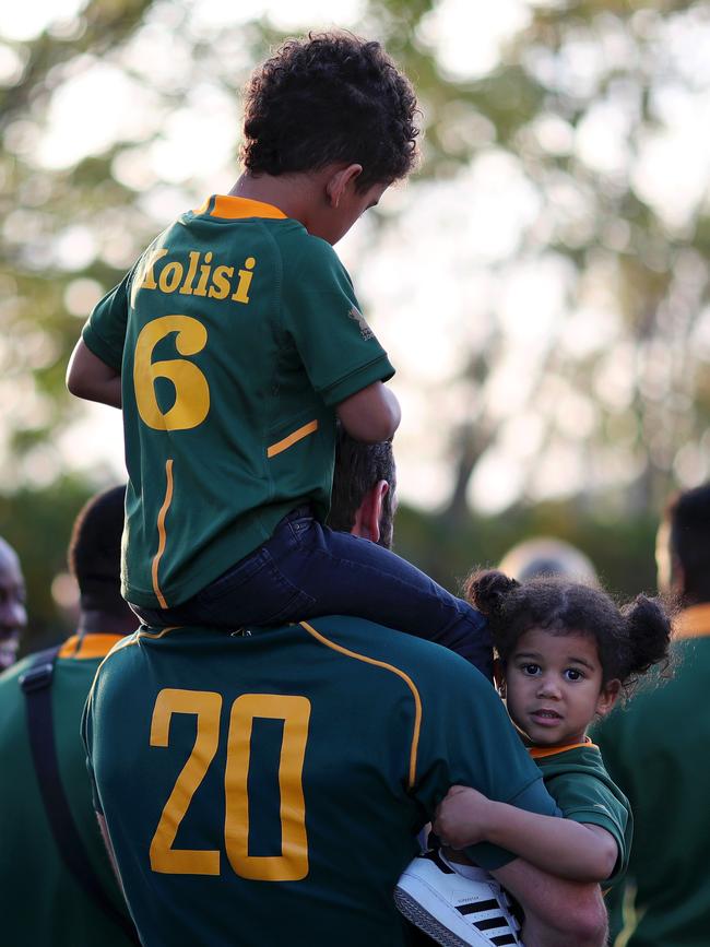 South Africa fans arrive at the stadium. Picture: Getty Images