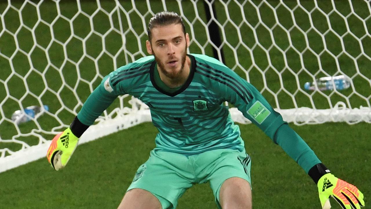 Spain's goalkeeper David De Gea is having a World Cup to forget so far.