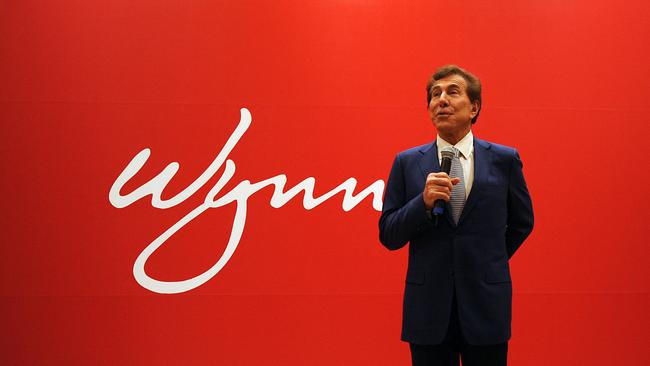 Casino mogul Steve Wynn is being sued by the US Justice Department. Picture: Mike Clarke/AFP