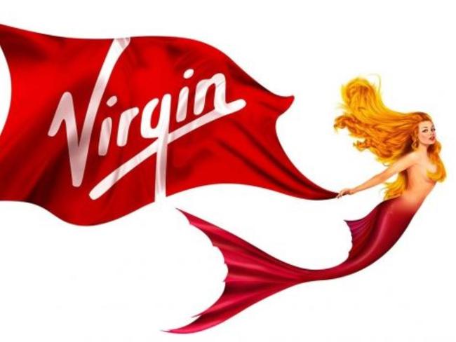 The mermaid logo was inspired by figureheads on historic vessels, Virgin Voyages says. Picture: Virgin Voyages