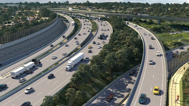 How the North East Link might look.