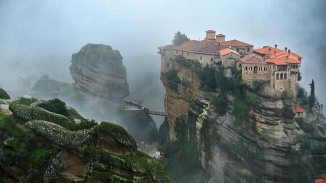 Greek monastery at Meteora in Greece.