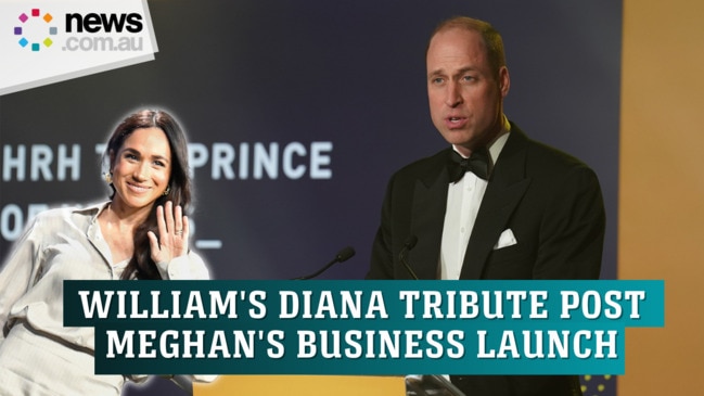 Prince William's emotional tribute to Diana after Meghan's business launch