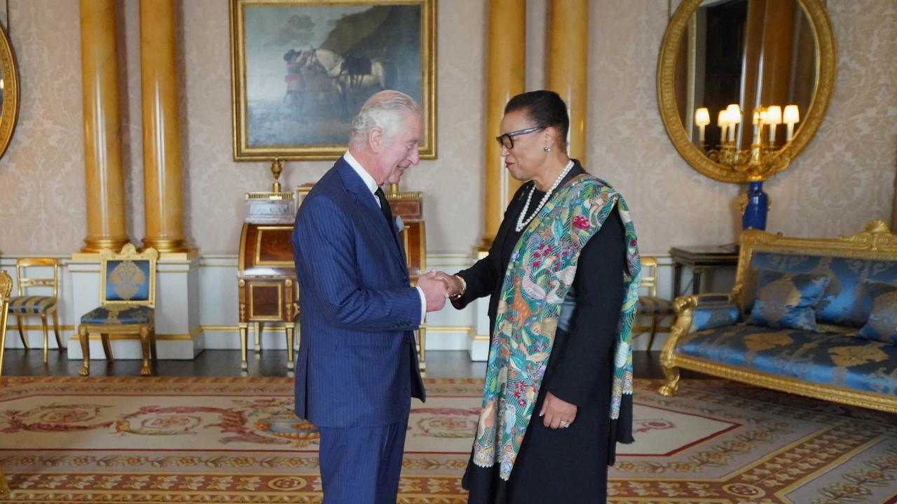 King Charles III during an audience with the Commonwealth Secretary General Baroness Patricia Scotland at Buckingham Palace on Sunday. Picture: Getty Images