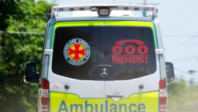 A moped rider was taken to hospital with serious injuries after a Bundall crash.