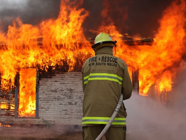 Fire and Rescue NSW attended the blaze on Avery St and extinguished the fire (file image).