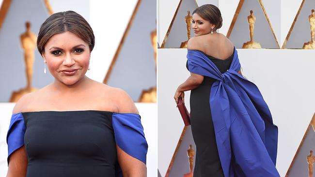 Mindy Kaling attends the 88th Annual Academy Awards. Picture: Getty