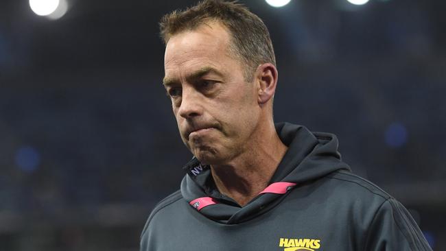 Hawthorn coach Alastair Clarkson would walk into the vacant Saints’ coaching role. Picture: AAP