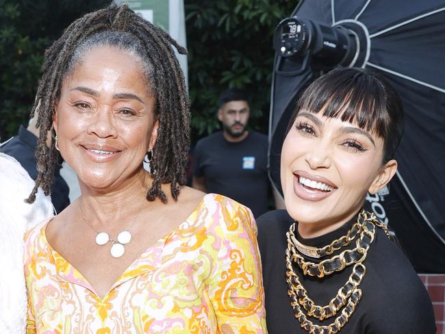 LOS ANGELES, CALIFORNIA - AUGUST 26: (L-R) Kris Jenner, Doria Ragland, and Kim Kardashian attend the TIAH 5th Anniversary Soiree at Private Residence on August 26, 2023 in Los Angeles, California. (Photo by Stefanie Keenan/Getty Images for This Is About Humanity)