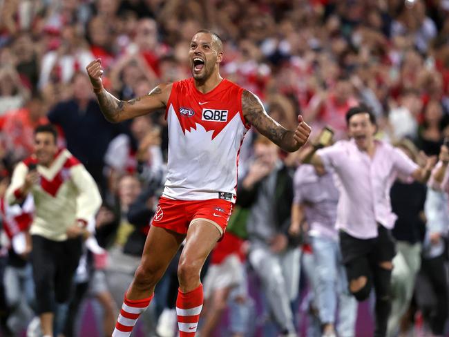 No player is on track to match Lance Franklin’s goalkicking feats.