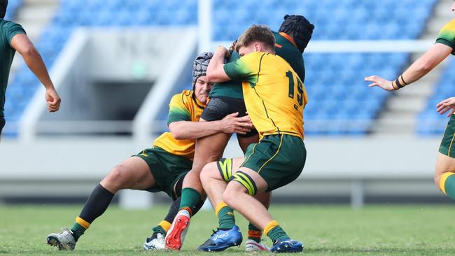 The Australian schoolboys dominated their opener of the Japan tour.