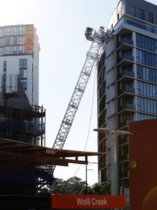 160 residents left homeless after crane collapses into Wolli Creek