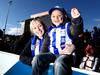 AFL COLOUR: North Melbourne vs. St. Kilda, Blundstone Arena: Samuel Golding, 5 of Dodges Ferry ready to support North Melbourne today with his step-Mum, Melanie Bennett also of Dodges Ferry. Melanie's mobile is 0418145039