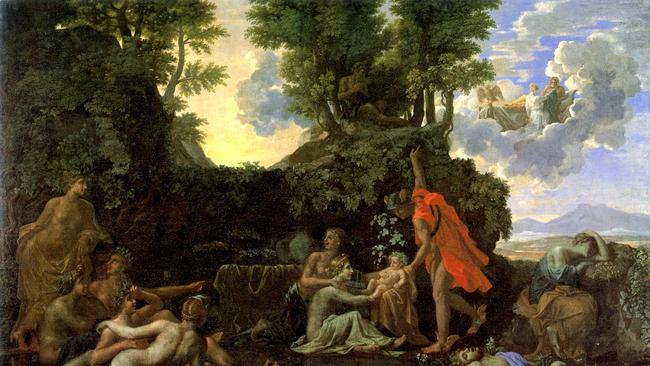 Poussin, The Birth of Bacchus, 1657, Harvard University, Fogg Art Museum