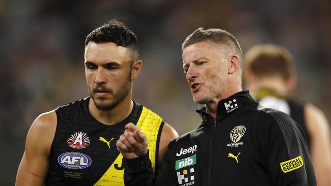 Shane Edwards will come under match review scrutinty. Picture: Dylan Burns/AFL Photos/Getty Images