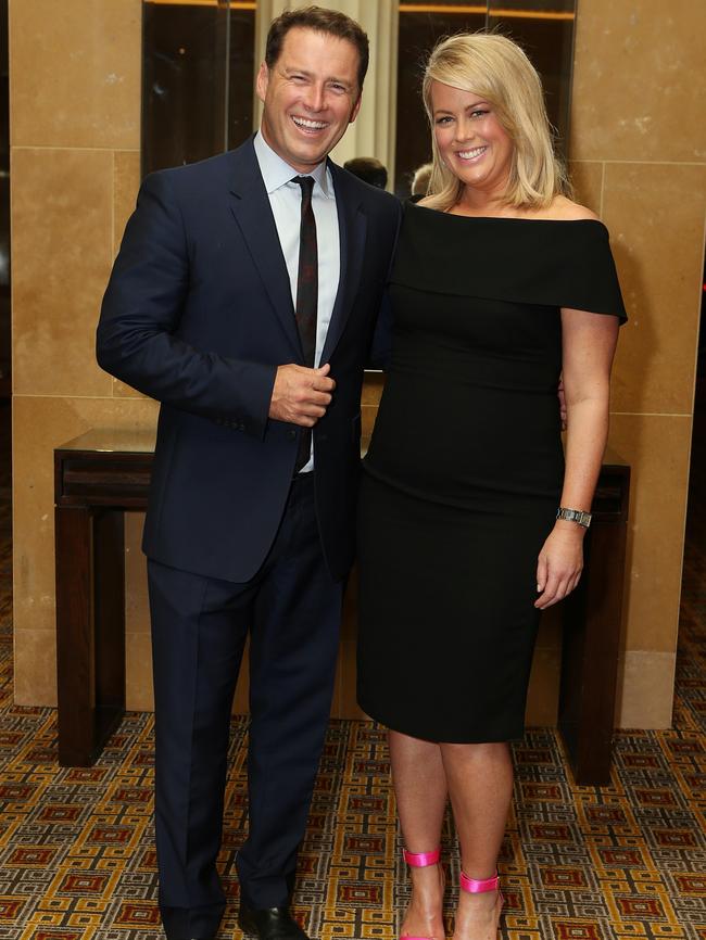 Karl Stefanovic and Sam Armytage. Picture: Julie Kiriacoudis