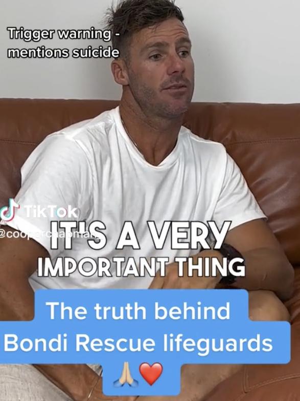 Bondi Rescue star Clint Kimmins has revealed the emotional scenes that don't make it to air.