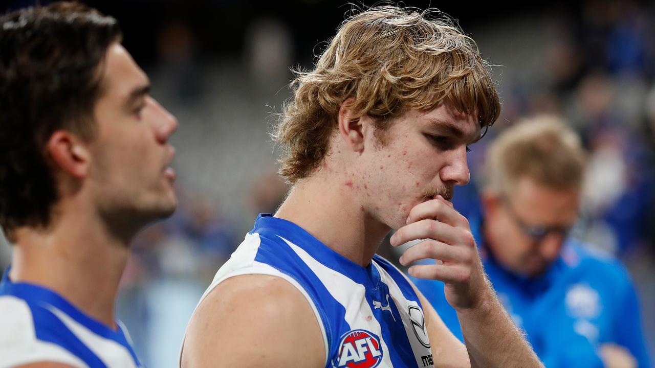Jason Horne-Francis requested a trade from North Melbourne back to South Australia at the end of his debut season. Picture: Michael Willson / Getty Images
