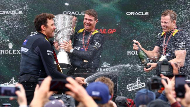 Can the Aussies make it three SailGP championships in a row? (Photo by Ezra Shaw/Getty Images)