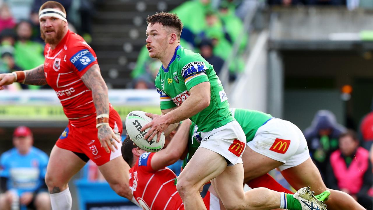 Raiders hooker Tom Starling was named Newcastle’s best under-18s player in 2015. Picture: Mark Nolan/Getty Images