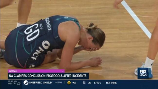 Netball Australia clarify concussion protocols