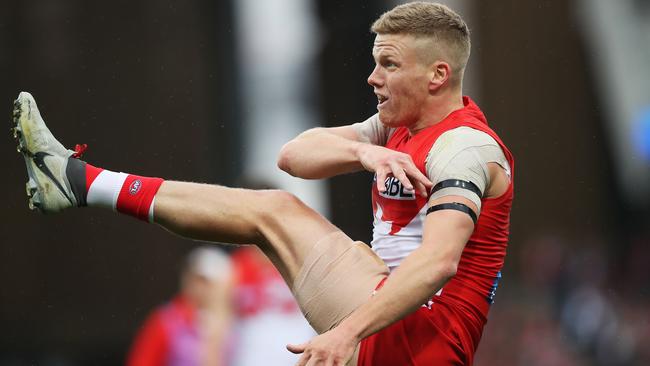 Dan Hannebery became a premiership star at just 21 years of age with the Swans. Picture. Phil Hillyard