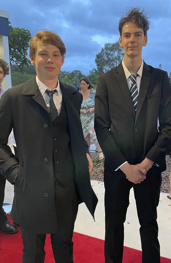 Hayden and Jarred at the 2023 Mountain Creek State High formal.