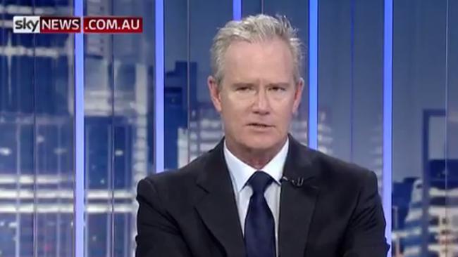 Former Liberal MP and current Sky News commentator, Ross Cameron. (Pic: Sky News)