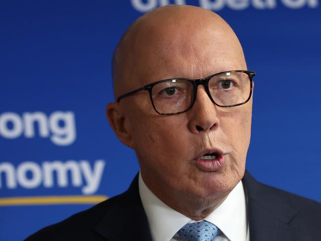 Peter Dutton says he wants a “functioning” relationship between the US President and Australian Prime Minister. Picture: Adam Head / NewsWire