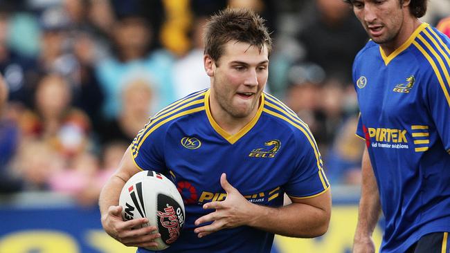 Broderick Wright during his time at the Eels.