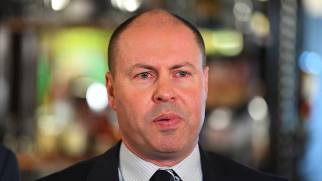 Australia is in recession for the first time in 30 years, Treasurer Josh Frydenberg said. Picture: James Ross