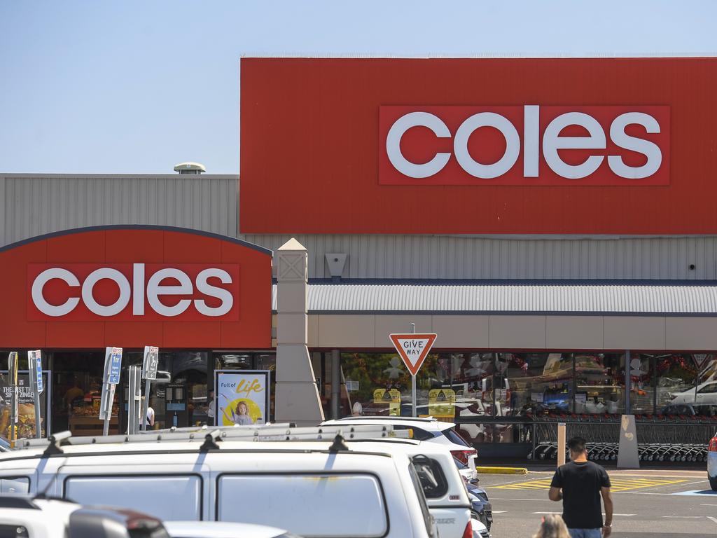 Coles has clarified the gates are gates and don’t scan. Picture: NCA NewsWire / Roy VanDerVegt