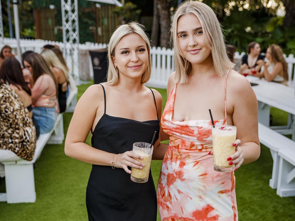 Brenna Flynn and Holly Broady at the first night of The Star’s Garden Kitchen &amp; Bar's So-Cal on The Lawn. Picture: Adam Shaw