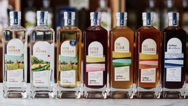 Imbue Distillery describes its spirits as “a little bit kooky and a little bit different”. Picture: Supplied