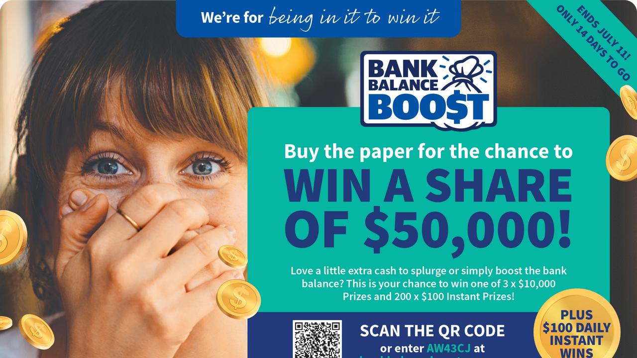Win a share of $50,000 in the Daily Telegraph's Bank Bank Boost ...