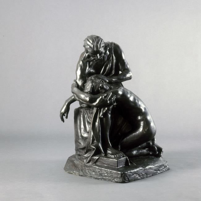 Daphne Mayo, The Return of the Prodigal Son, 1920, bronze sculpture. City of Brisbane Collection, Museum of Brisbane. Photo: Carl Warner