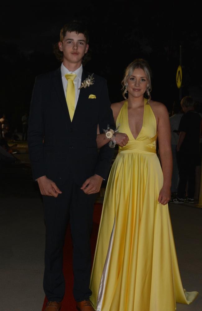Lewis May and Rachel Brassel at Assumption College's year 12 formal on April 22, 2025. Photo: Jessica Klein