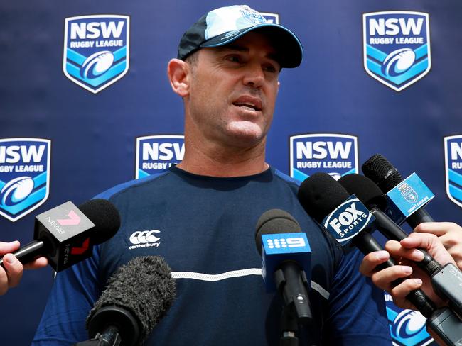 NSW Origin coach Brad Fittler has declared an open contest. Picture: Toby Zerna