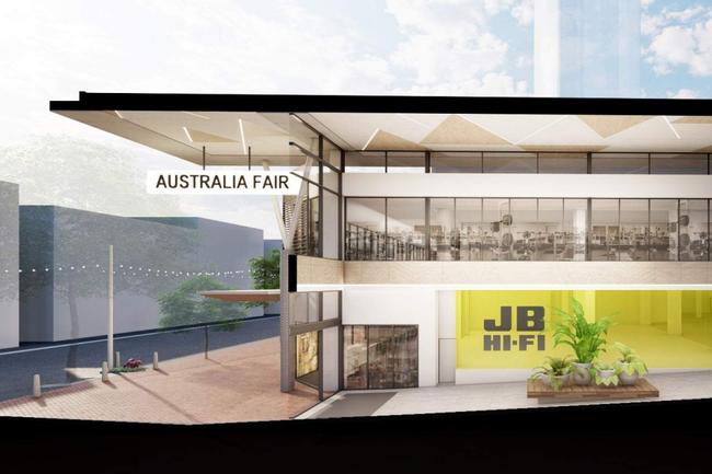 Artist impression of multi-million revamp of Australia Fair Shopping Centre, Southport on the Gold Coast.