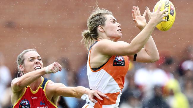 Maddy Collier in action for GWS last season. Picture: Sarah Reed