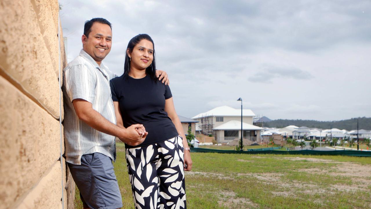 The couple have set their sights on building a property portfolio. Picture: Steve Pohlner