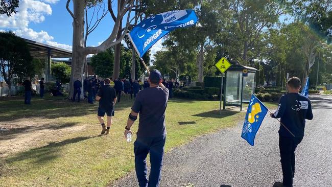 Engineers at Richmond RAAF base have stopped work eight times during their eight month negotiation process. Picture: Supplied