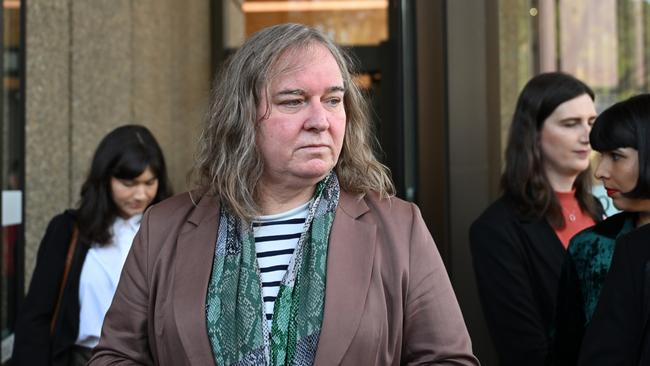 Roxanne Tickle leaves the Federal Court of Australia in Sydney on Friday. Picture: AAP